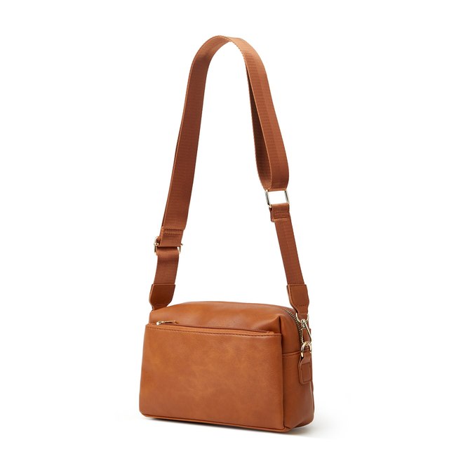 Women Casual Shoulder Bag Solid Pu Leather Wide Bag Strap Cross Body Bag  2023 Classic Purse
